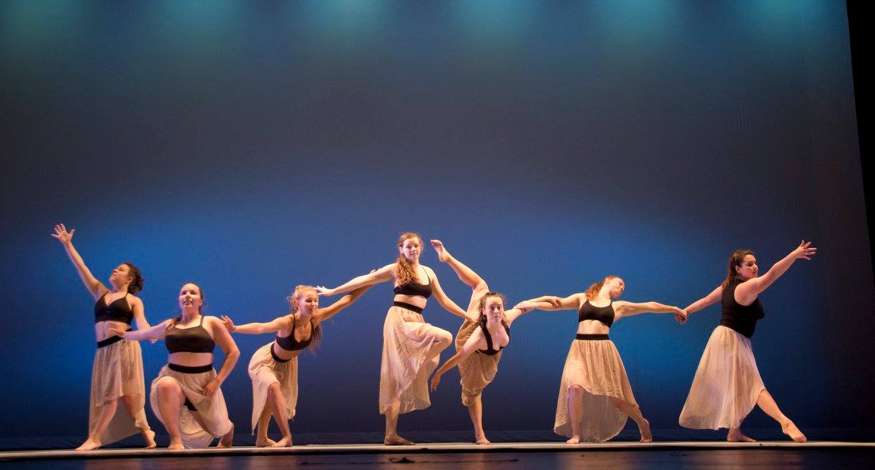Bryn Burns with VT's Contemporary Dance Ensemble